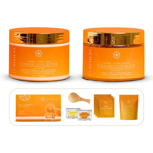 Radiance Ritual Set – Complete Skincare Routine for Face & Body - Turimere